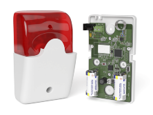 Сирена радиоканальная SRC-01-r 433 МГц, красная